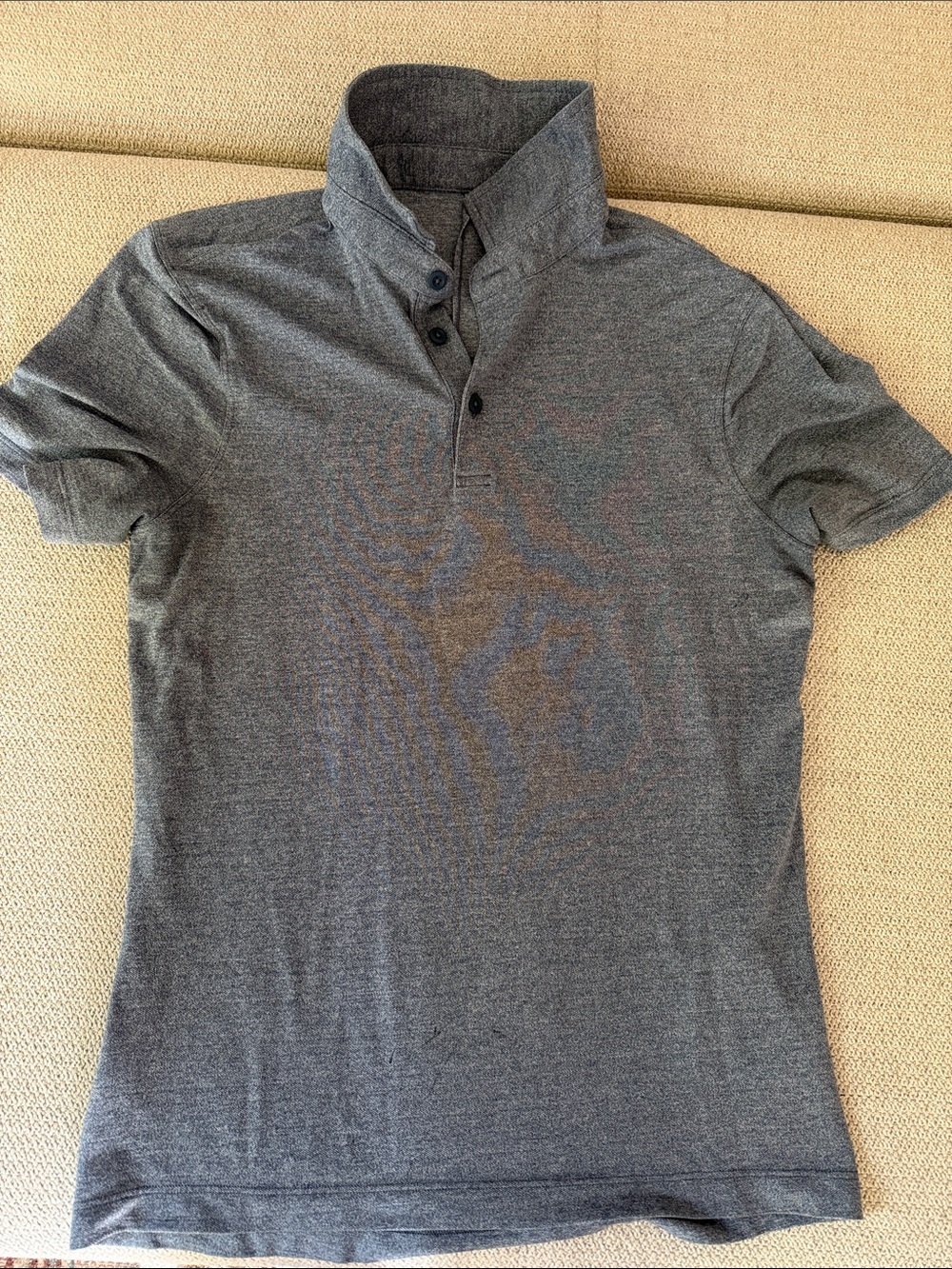 Mens Lululemon Blue-gray polo